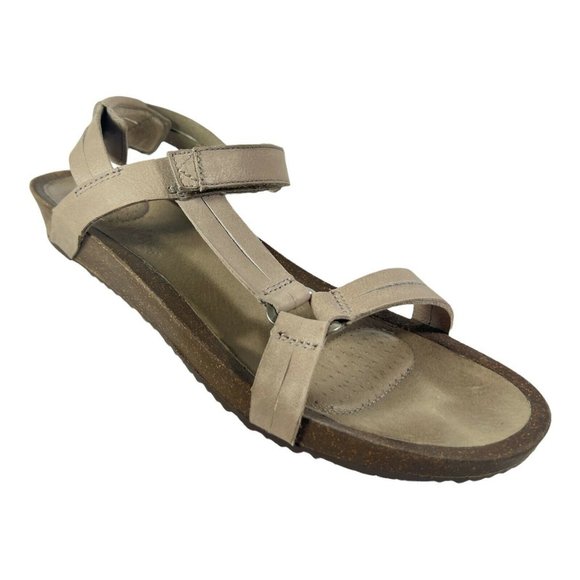 Teva Womens Ysidro Universal 1015121 Beige Leather Comfort Strappy Sanda… - Picture 1 of 10
